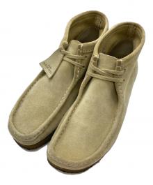 CLARKS ORIGINALS（クラークス オリジナルズ）の古着「ワラビーブーツ」｜ベージュ