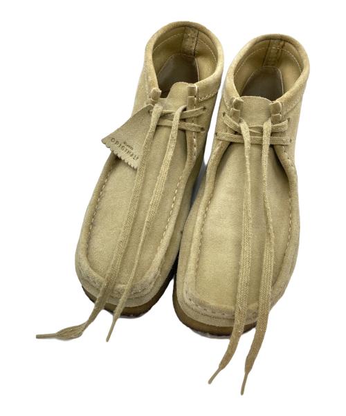 CLARKS ORIGINALS（クラークス オリジナルズ）CLARKS ORIGINALS (クラークス オリジナルズ) ワラビーブーツ ベージュ サイズ:UK 9 1/2の古着・服飾アイテム
