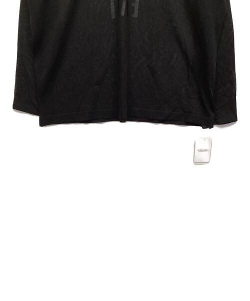 Spick and Span（スピック＆スパン）Spick and Span (スピックアンドスパン) シアーロゴニット ブラック サイズ:F 未使用品の古着・服飾アイテム