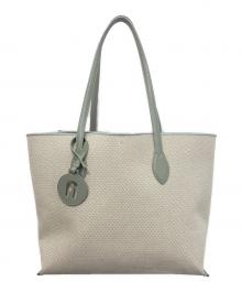 FURLA（フルラ）の古着「ERAキャンバストートバッグ」｜グレー
