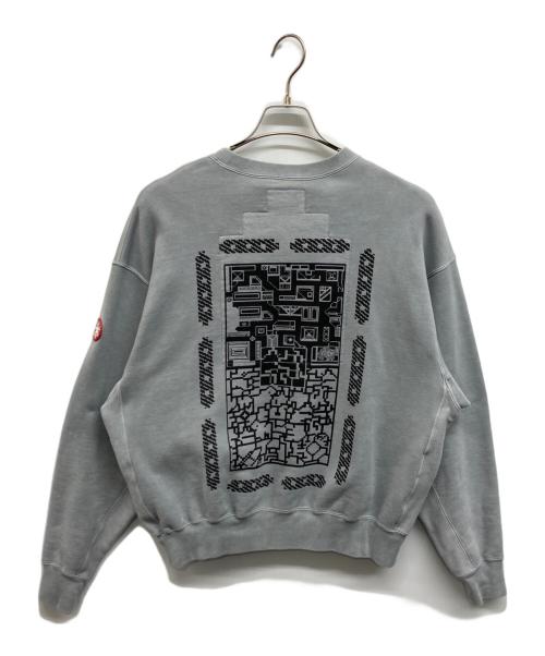 C.E（シーイー）C.E (シーイー) OVERDYE FK MindfulnessBlock CREW NECK ブルー サイズ:Sの古着・服飾アイテム