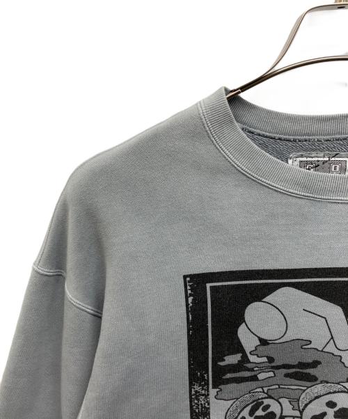 C.E（シーイー）C.E (シーイー) OVERDYE FK MindfulnessBlock CREW NECK ブルー サイズ:Sの古着・服飾アイテム