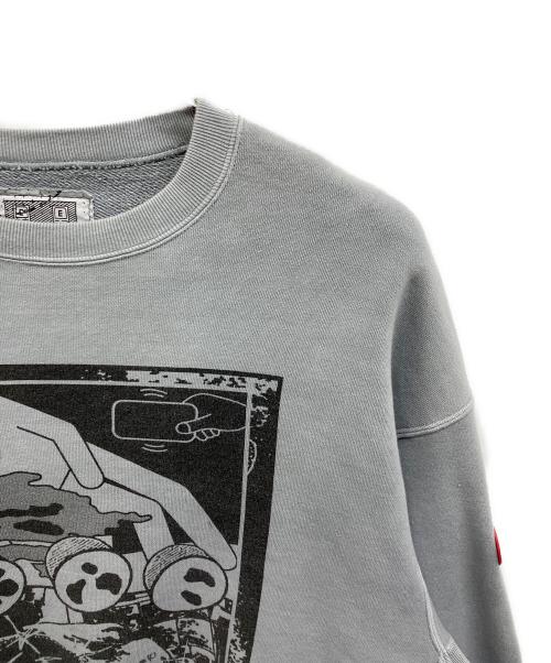 C.E（シーイー）C.E (シーイー) OVERDYE FK MindfulnessBlock CREW NECK ブルー サイズ:Sの古着・服飾アイテム