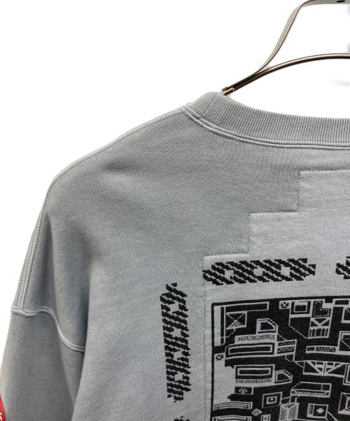 C.E（シーイー）C.E (シーイー) OVERDYE FK MindfulnessBlock CREW NECK ブルー サイズ:Sの古着・服飾アイテム