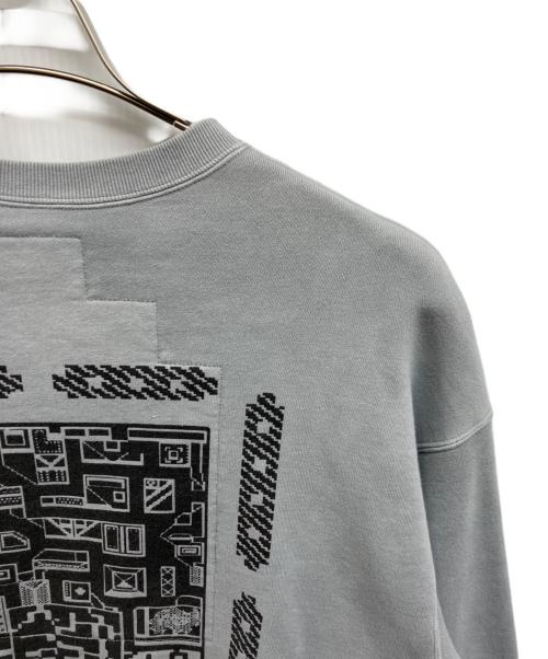 C.E（シーイー）C.E (シーイー) OVERDYE FK MindfulnessBlock CREW NECK ブルー サイズ:Sの古着・服飾アイテム