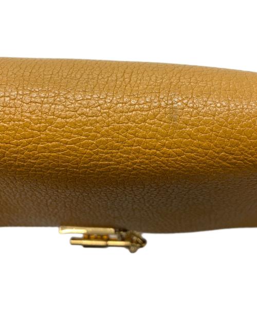 Chloe（クロエ）Chloe (クロエ) ドリュー チェーンショルダーバッグ オレンジの古着・服飾アイテム