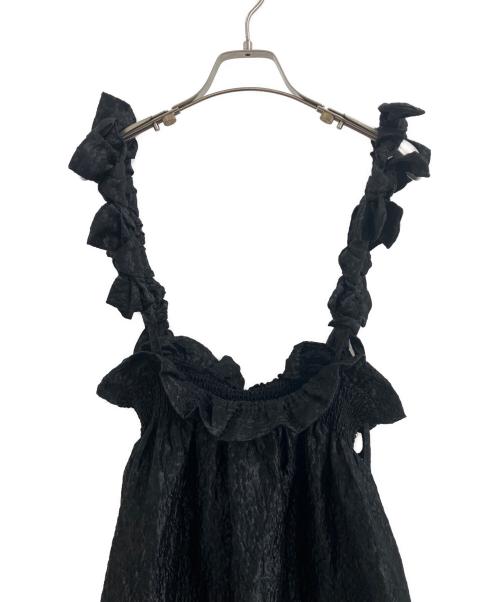 Bibiy.（ビビィ）Bibiy. (ビビィ) MIMI RIBBON SKIRT ブラック サイズ:Fの古着・服飾アイテム