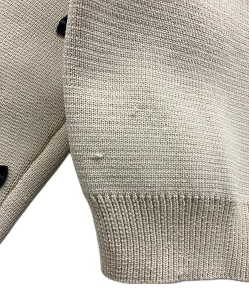 Ameri（アメリ）AMERI (アメリ) MANY RIBBON SHORT KNIT TOP ベージュ サイズ:Ｍの古着・服飾アイテム