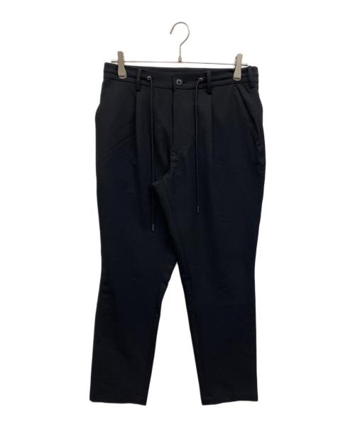 Junhashimoto（ジュンハシモト）junhashimoto (ジュンハシモト) EASY TUCK PANTS ブラック サイズ:3 未使用品の古着・服飾アイテム