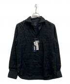 ORIAN×BEAMS Fオリアン×ビームスエフ）の古着「別注リネン プルオーバーシャツ」｜ブラック