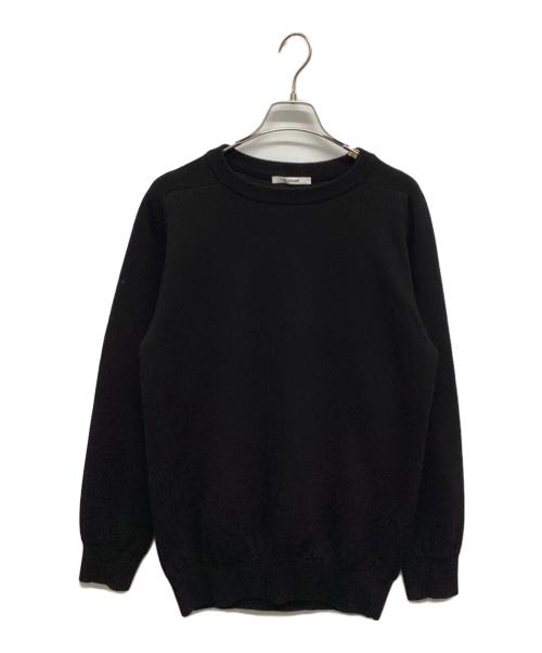 SLOANE（スローン）SLOANE (スローン) クルーネックコットンニット ブラック サイズ:4の古着・服飾アイテム