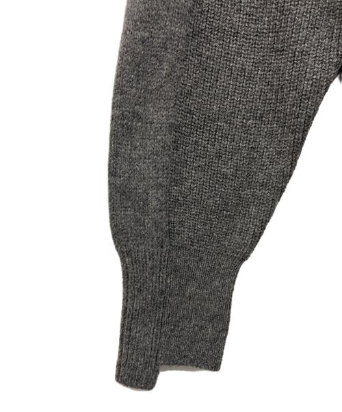 MY WEAK NESS（マイウィークネス）MY WEAK NESS (マイウィークネス) ウールカシミヤハイネックリブニット/norah knit グレー サイズ:FREEの古着・服飾アイテム