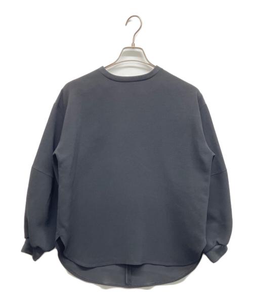 UNITED ARROWS TOKYO（ユナイテッドアローズトウキョウ）UNITED ARROWS TOKYO (ユナイテッドアローズトウキョウ) COMFY ステッチ プルオーバー ブラウス ブラック サイズ:36の古着・服飾アイテム