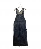 UNION LAUNCHユニオンランチ）の古着「デニムオーバーオールスカート」｜インディゴ