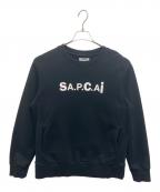 sacai×A.P.C.サカイ×アーペーセー）の古着「Tani Sweatshirt　クルーネックスウェット」｜ブラック