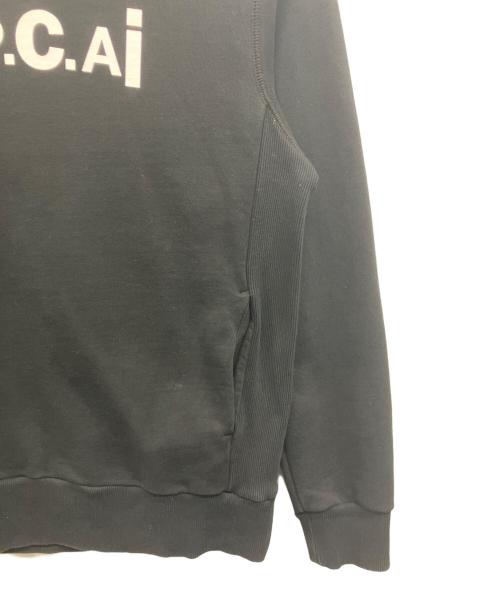 sacai（サカイ）sacai (サカイ) A.P.C. (アーペーセー) Tani Sweatshirt　クルーネックスウェット ブラック サイズ:Sの古着・服飾アイテム