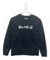 sacai（サカイ）の古着「Tani Sweatshirt　クルーネックスウェット」｜ブラック