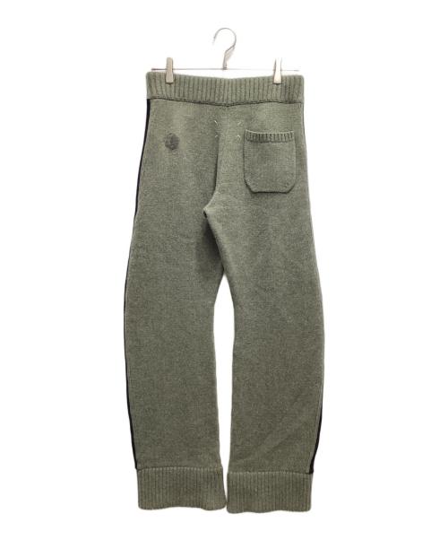 Maison Margiela（メゾンマルジェラ）Maison Margiela (メゾンマルジェラ) サイドラインニットパンツ グリーン サイズ:XSの古着・服飾アイテム