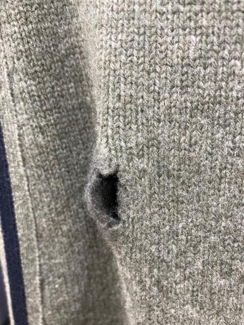 Maison Margiela（メゾンマルジェラ）Maison Margiela (メゾンマルジェラ) サイドラインニットパンツ グリーン サイズ:XSの古着・服飾アイテム