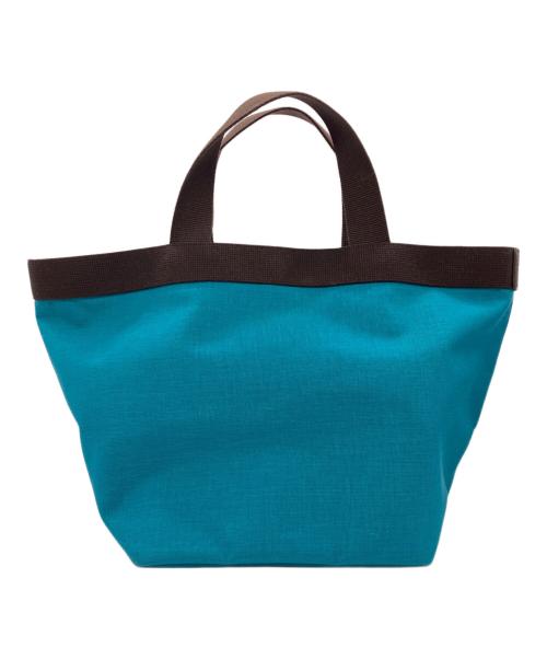 Herve Chapelier（エルベシャプリエ）Herve Chapelier (エルベシャプリエ) コーデュラナイロン 舟型トートM ラゴン×モカの古着・服飾アイテム