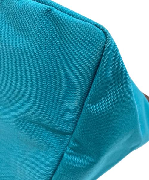 Herve Chapelier（エルベシャプリエ）Herve Chapelier (エルベシャプリエ) コーデュラナイロン 舟型トートM ラゴン×モカの古着・服飾アイテム