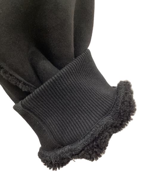 PALACE（パレス）PALACE (パレス) SHERPA FAUX SUEDE FUNNEL ブラック サイズ:Lの古着・服飾アイテム
