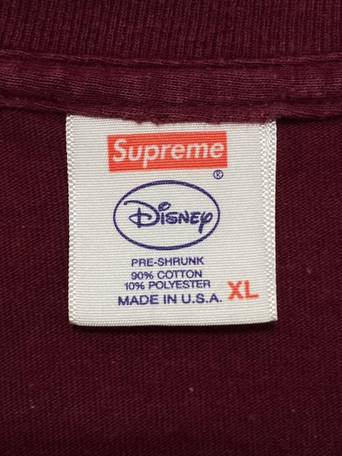 SUPREME（シュプリーム）SUPREME (シュプリーム) DISNEY (ディズニー) Snow White L/S Tee ボルドー サイズ:XLの古着・服飾アイテム