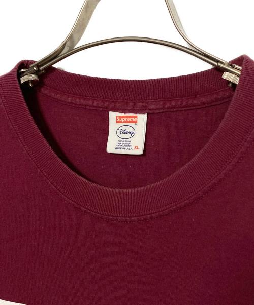 SUPREME（シュプリーム）SUPREME (シュプリーム) DISNEY (ディズニー) Snow White L/S Tee ボルドー サイズ:XLの古着・服飾アイテム