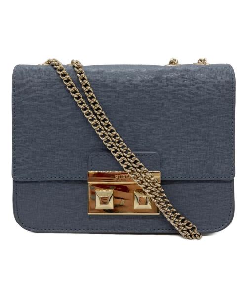 FURLA（フルラ）FURLA (フルラ) BELLA Mini Crossbody ブルーの古着・服飾アイテム