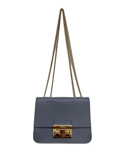 FURLA（フルラ）FURLA (フルラ) BELLA Mini Crossbody ブルーの古着・服飾アイテム