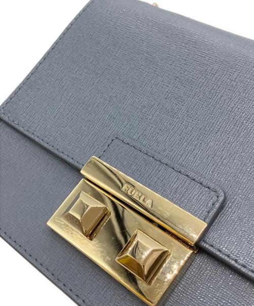 FURLA（フルラ）FURLA (フルラ) BELLA Mini Crossbody ブルーの古着・服飾アイテム
