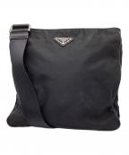 PRADAプラダ）の古着「ナイロンショルダーバッグ」｜ブラック