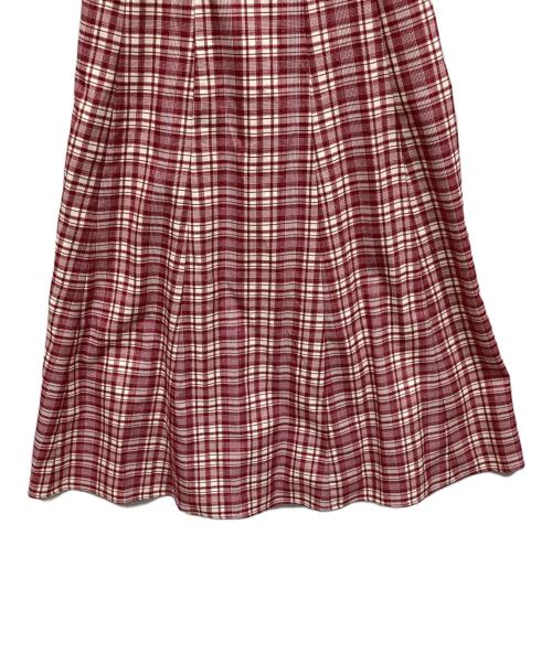 HER LIP TO（ハーリップトゥ）HER LIP TO (ハーリップトゥ) Paddington Long Dress レッド サイズ:Sの古着・服飾アイテム