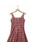 中古・古着 HER LIP TO (ハーリップトゥ) Paddington Long Dress レッド サイズ:S：15000円