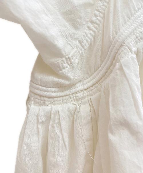 Curensology（カレンソロジー）Curensology (カレンソロジー) レイヤードギャザーブラウス ホワイト サイズ:Freeの古着・服飾アイテム