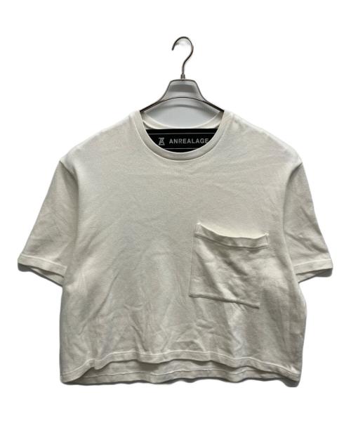 ANREALAGE（アンリアレイジ）ANREALAGE (アンリアレイジ) オーバーサイズポケットTシャツ ホワイト サイズ:Sの古着・服飾アイテム