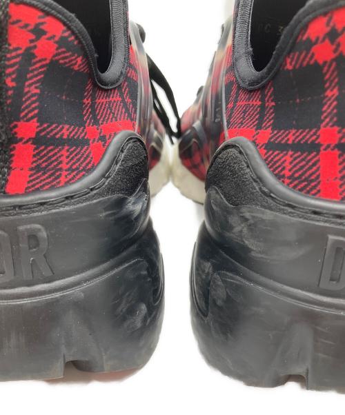 Christian Dior（クリスチャン ディオール）Christian Dior (クリスチャン ディオール) スニーカー ブラック×レッド サイズ:37.5の古着・服飾アイテム