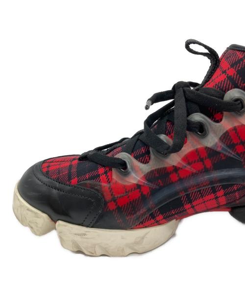 Christian Dior（クリスチャン ディオール）Christian Dior (クリスチャン ディオール) スニーカー ブラック×レッド サイズ:37.5の古着・服飾アイテム