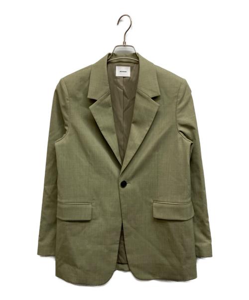 MIESROHE（ミースロエ）MIESROHE (ミースロエ) リラクシーシングルジャケット オリーブ サイズ:1の古着・服飾アイテム