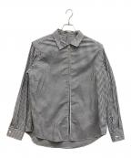 M TO Rムウトアール）の古着「2WAY PADDED L/S GGM CHECK SHIRTS」｜ブラック