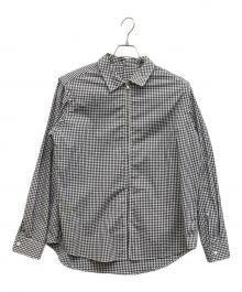 M TO R（ムウトアール）の古着「2WAY PADDED L/S GGM CHECK SHIRTS」｜ブラック