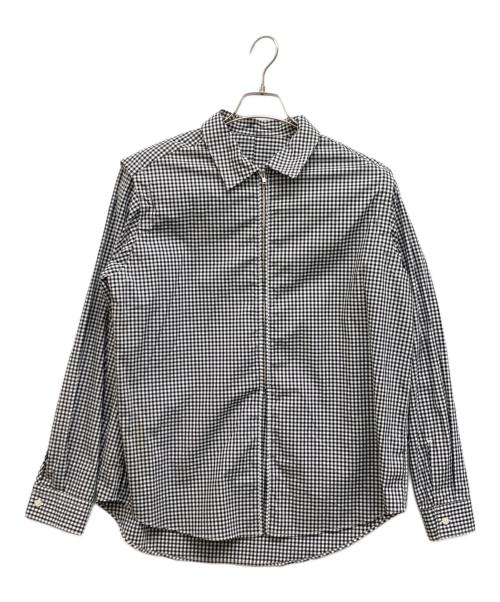 M TO R（ムウトアール）M TO R (ムウトアール) 2WAY PADDED L/S GGM CHECK SHIRTS ブラック サイズ:38の古着・服飾アイテム