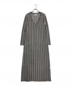 saharaサハラ）の古着「Striped Glitter Dress/ストライプドレス」｜マルチカラー
