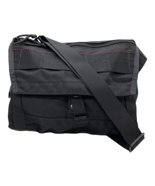 BRIEFING（ブリーフィング）BRIEFING (ブリーフィング) BEAMS PLUS (ビームスプラス) FLEET MESSENGER BAG ブラックの古着・服飾アイテム