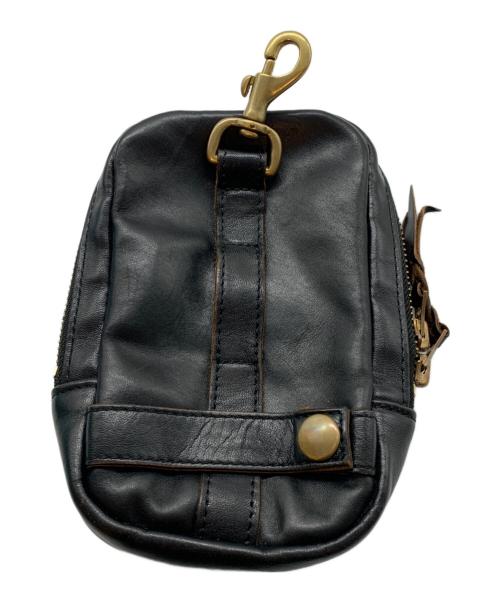 Inception（インセプション）INCEPTION (インセプション) HORSE HIDE UTILITY POUCH ブラックの古着・服飾アイテム