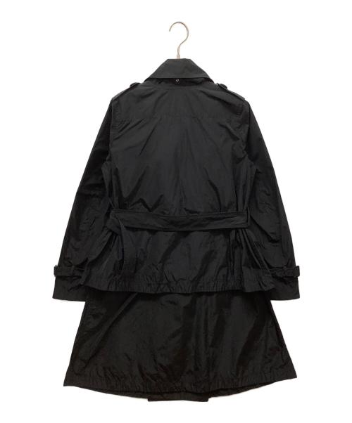 add（エーディーディー）add (エーディーディー) 3WAYナイロンコート ブラック サイズ:38の古着・服飾アイテム