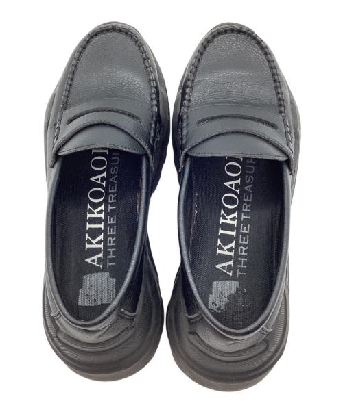 AKIKOAOKI（アキコアオキ）AKIKOAOKI (アキコアオキ) Regulated Gravity ブラック サイズ:22の古着・服飾アイテム