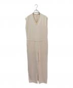 AURALEEオーラリー）の古着「ドローストリング スウェット コンビネゾン」｜ベージュ