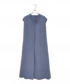 HAVEL studioハーヴェル スタジオ）の古着「CA BLEND REVER ロングベスト」｜ブルー