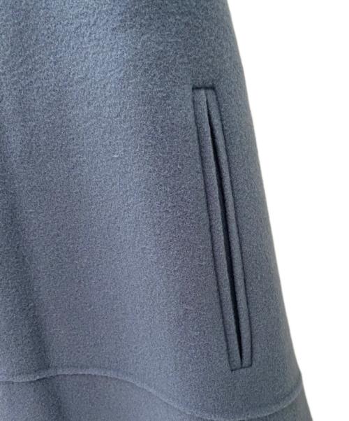 HAVEL studio（ハーヴェル スタジオ）HAVEL studio (ハーヴェル スタジオ) CA BLEND REVER ロングベスト ブルー サイズ:36の古着・服飾アイテム